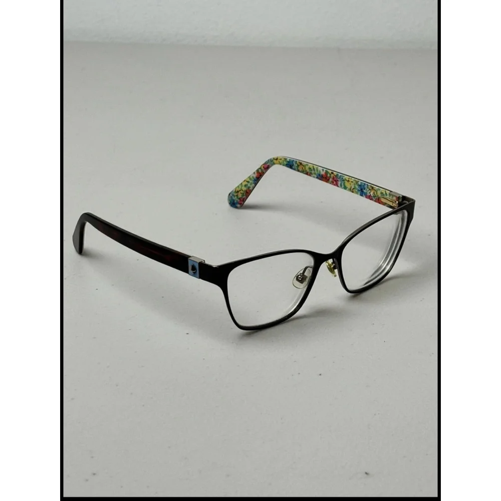 Kate Spade Ivie 009Q Eyeglass Frames Women’s 52-16-140 Floral Temple Glasses - Picture 10 of 12